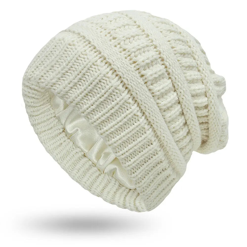 Bonnet Femme doublé en satin