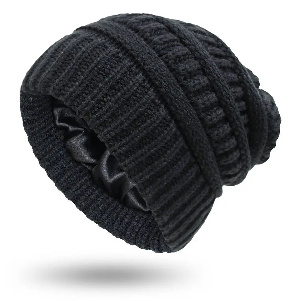 Bonnet Femme doublé en satin