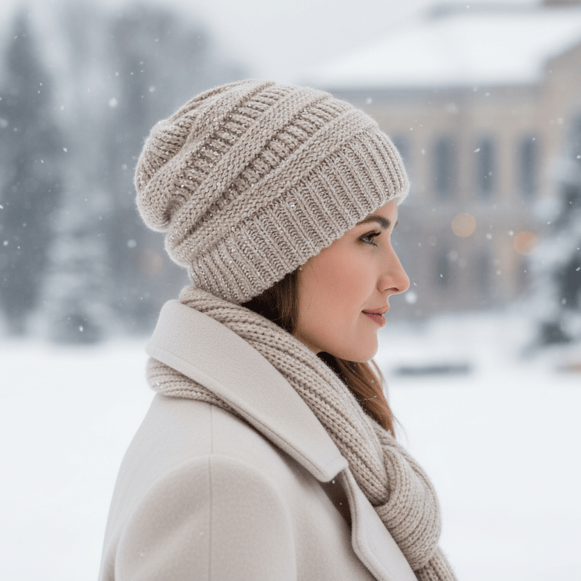 Bonnet Femme Doux en Laine