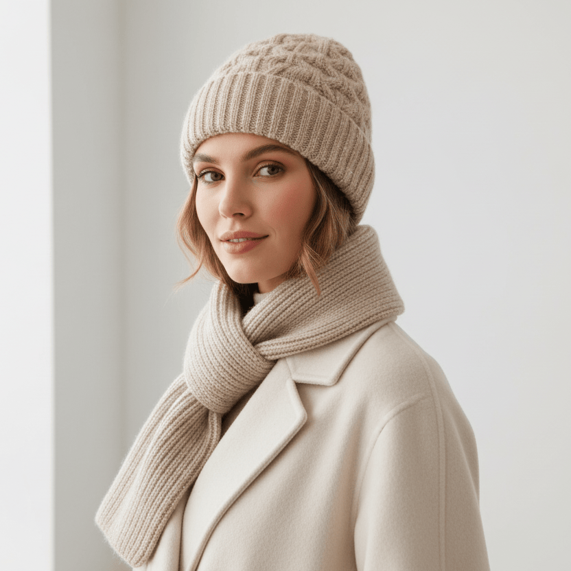 Bonnet Femme Intégral Coupe-Vent Épais