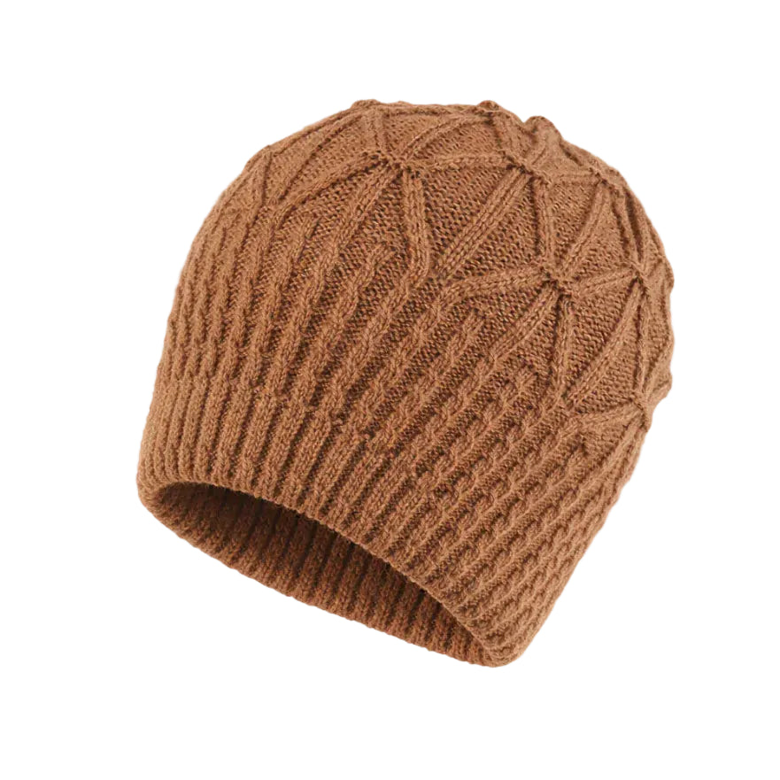 Bonnet Femme Matière Douce avec Détails en Relief