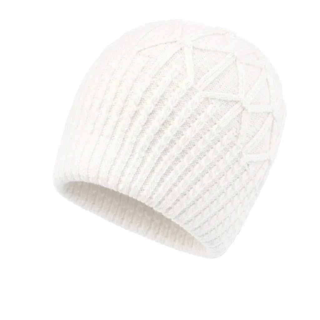 Bonnet Femme Matière Douce avec Détails en Relief