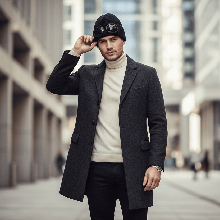Bonnet Homme à Lunette