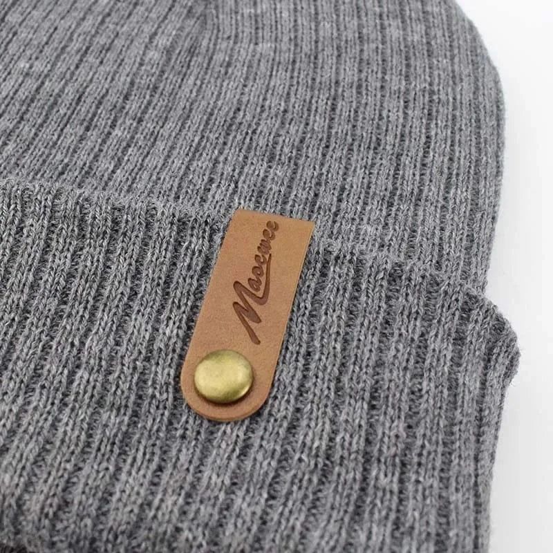 Bonnet Long en Maille Côtelée