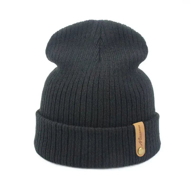 Bonnet Long en Maille Côtelée