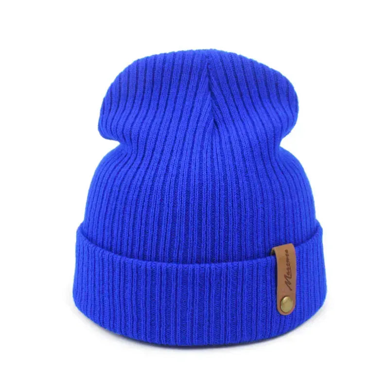 Bonnet Long en Maille Côtelée