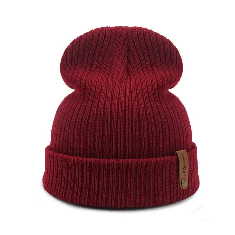 Bonnet Long en Maille Côtelée
