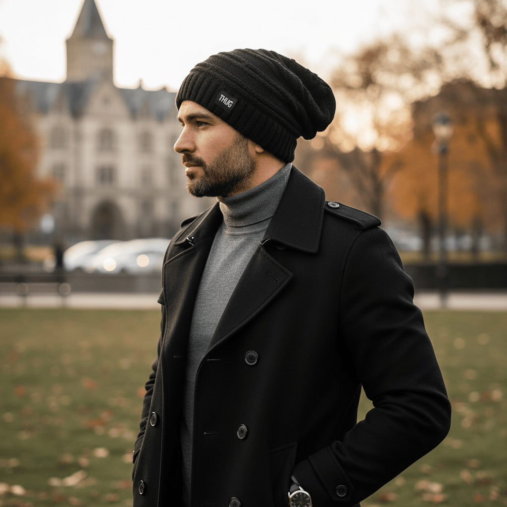 Bonnet Long en Maille Torsadée