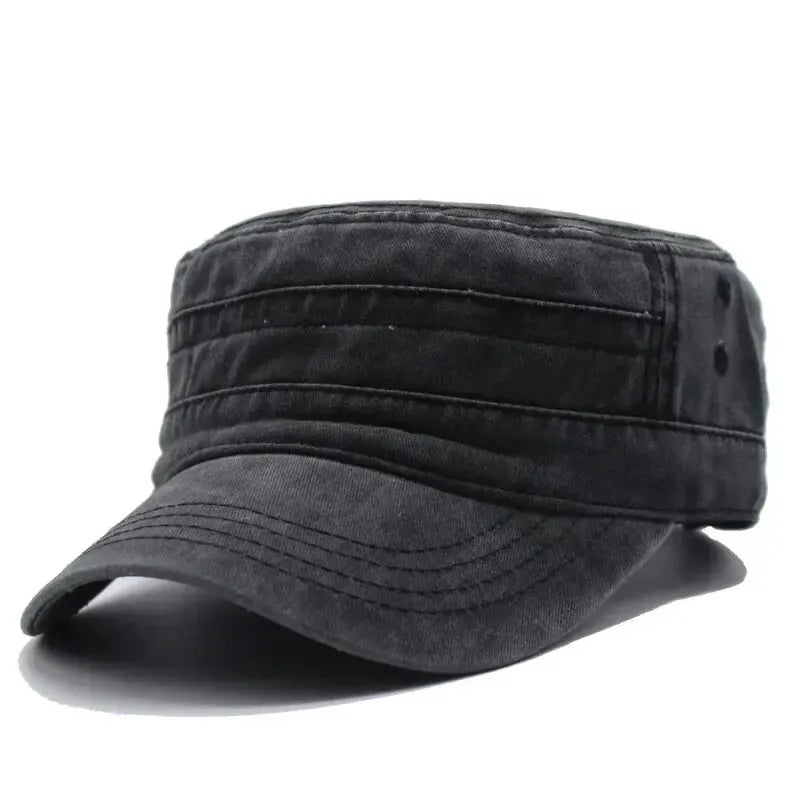 Casquette à visière plate