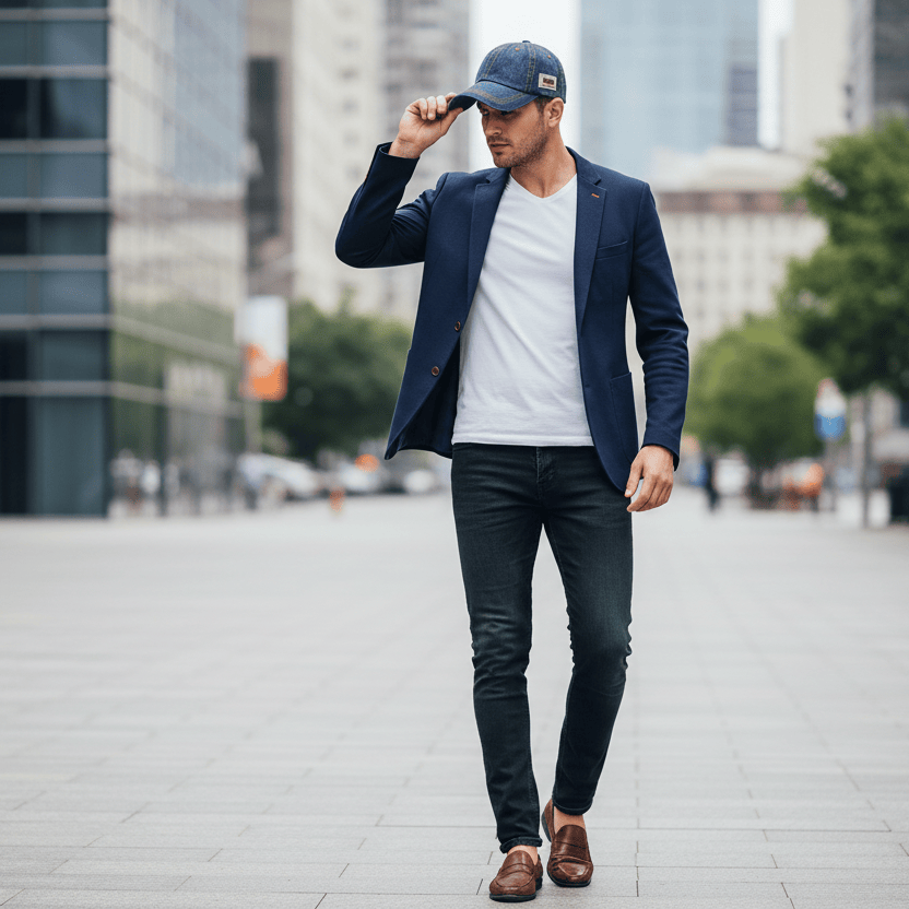 Casquette Denim Clair