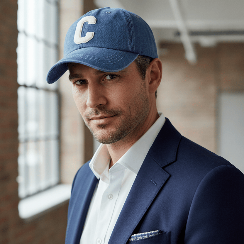 Casquette Denim Letter