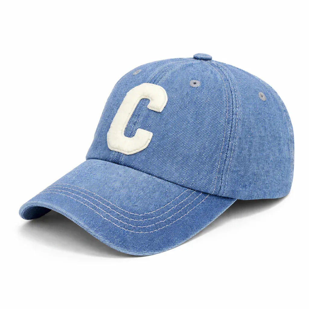 Casquette Denim Letter