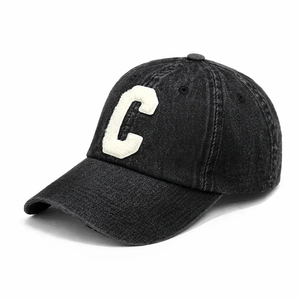 Casquette Denim Letter