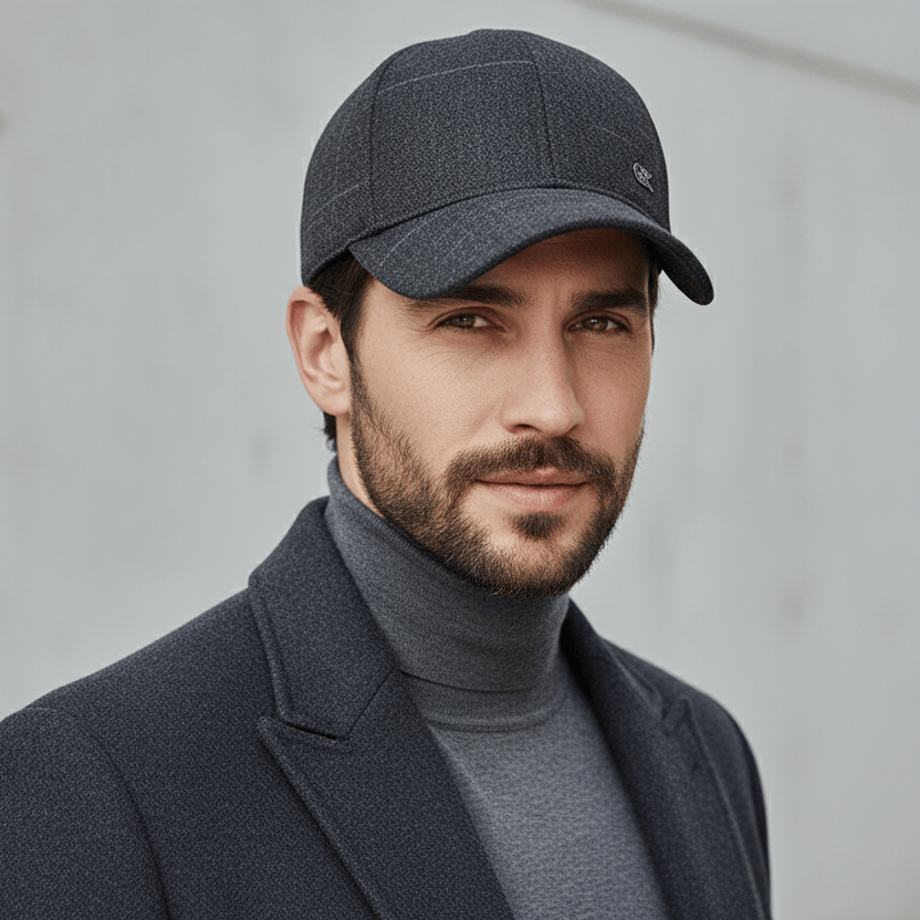Casquette Élégante à Carreaux