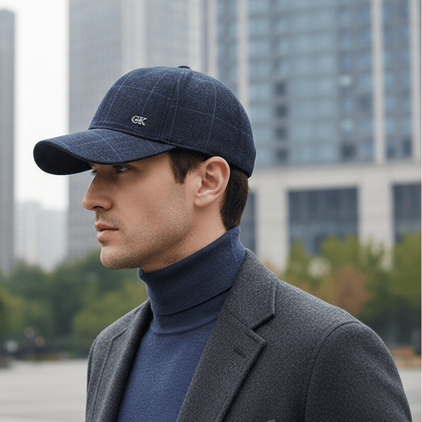 Casquette Élégante à Carreaux