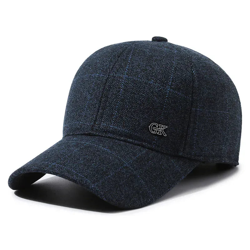 Casquette Élégante à Carreaux