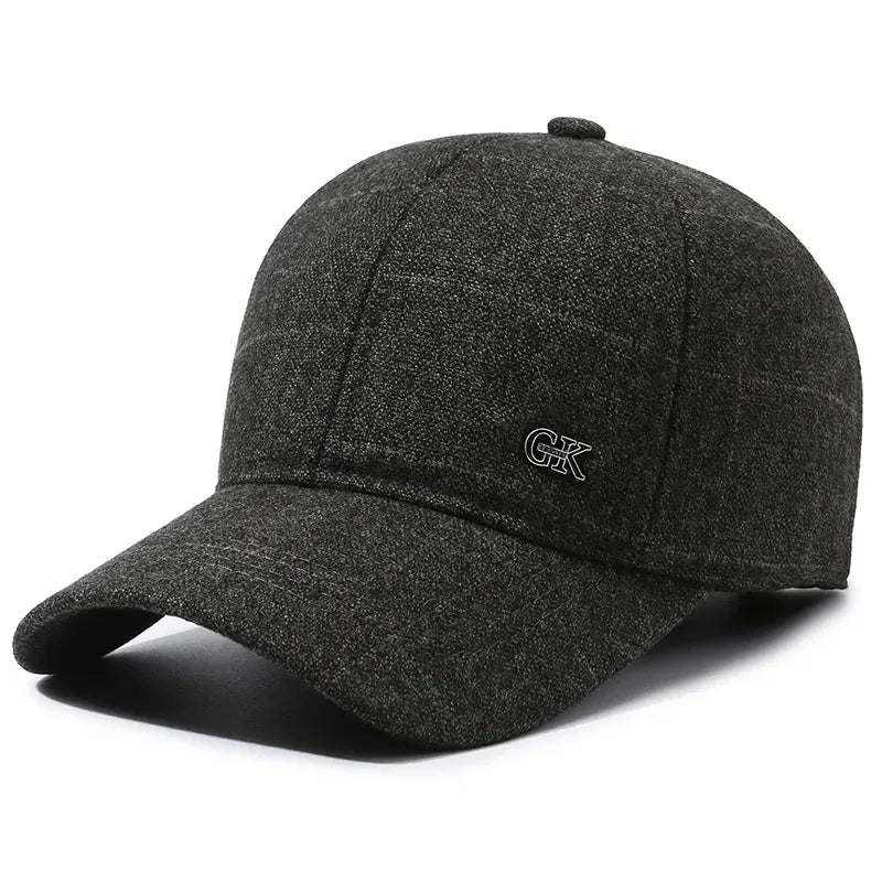 Casquette Élégante à Carreaux