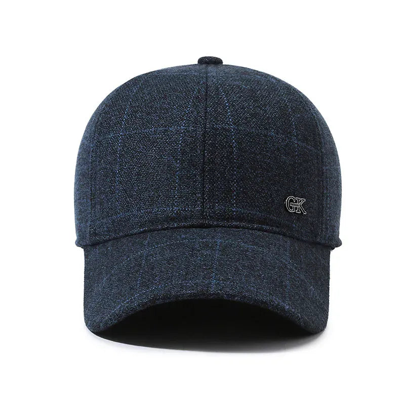 Casquette Élégante à Carreaux