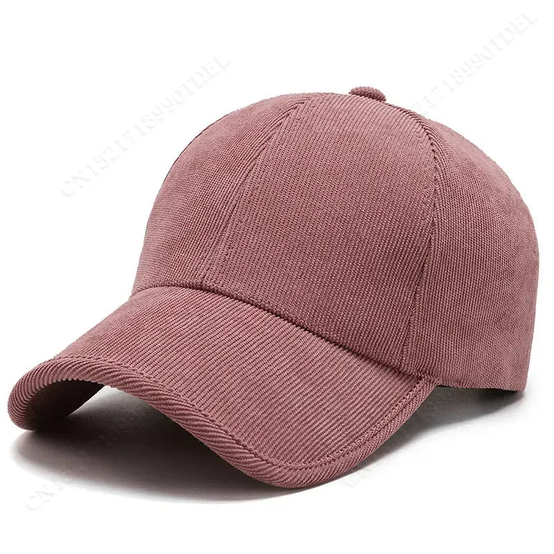 Casquette en Velours Côtelé
