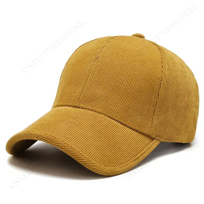 Casquette en Velours Côtelé