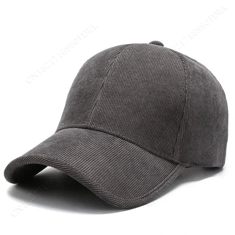 Casquette en Velours Côtelé