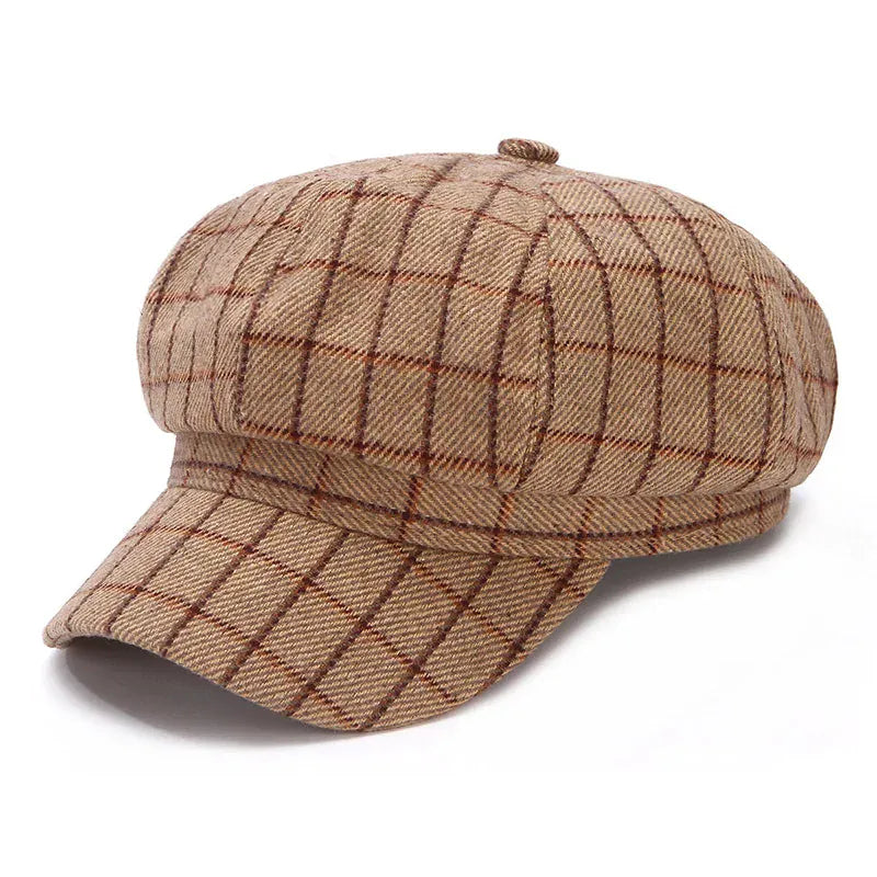 Casquette Gavroche à Carreaux