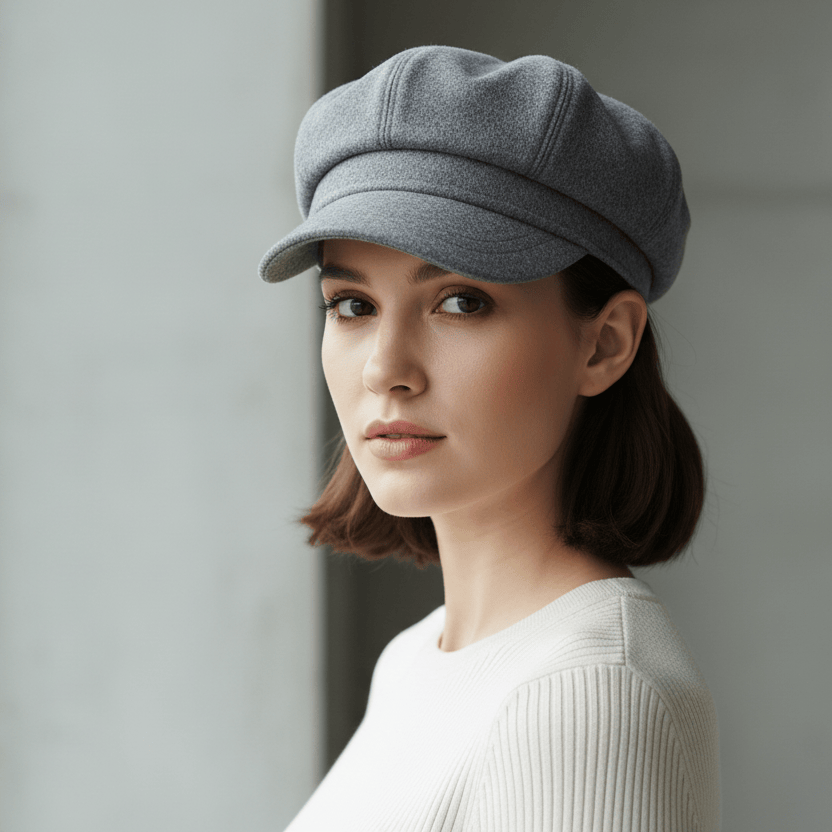 Casquette Gavroche Coton Femme
