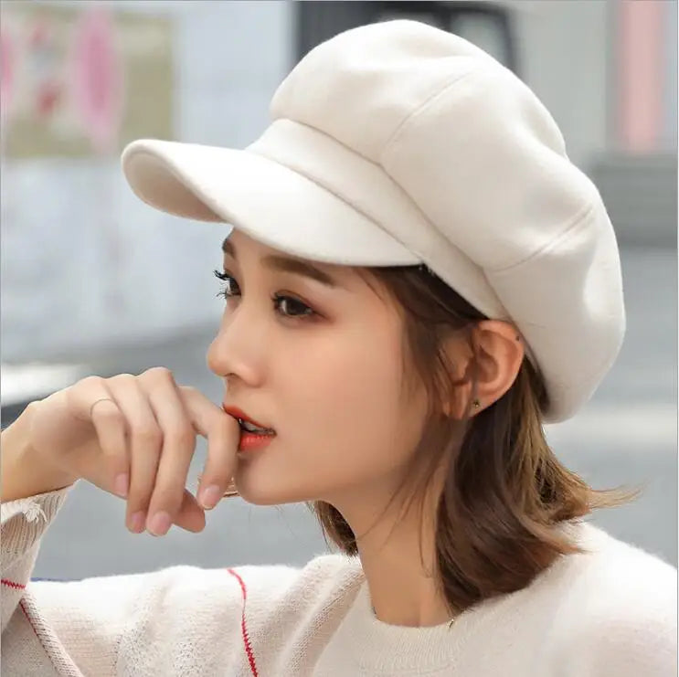 Casquette Gavroche Coton Femme