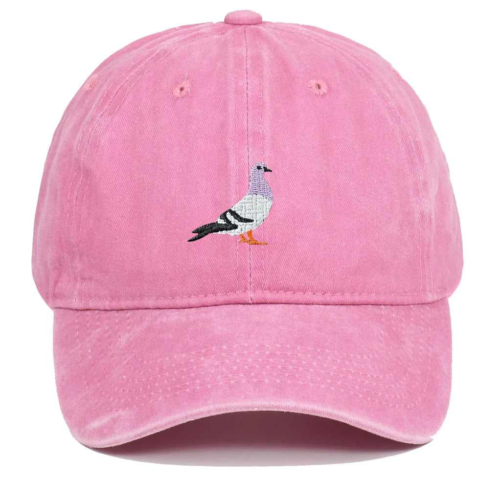 Casquette Vintage Brodée Oiseau