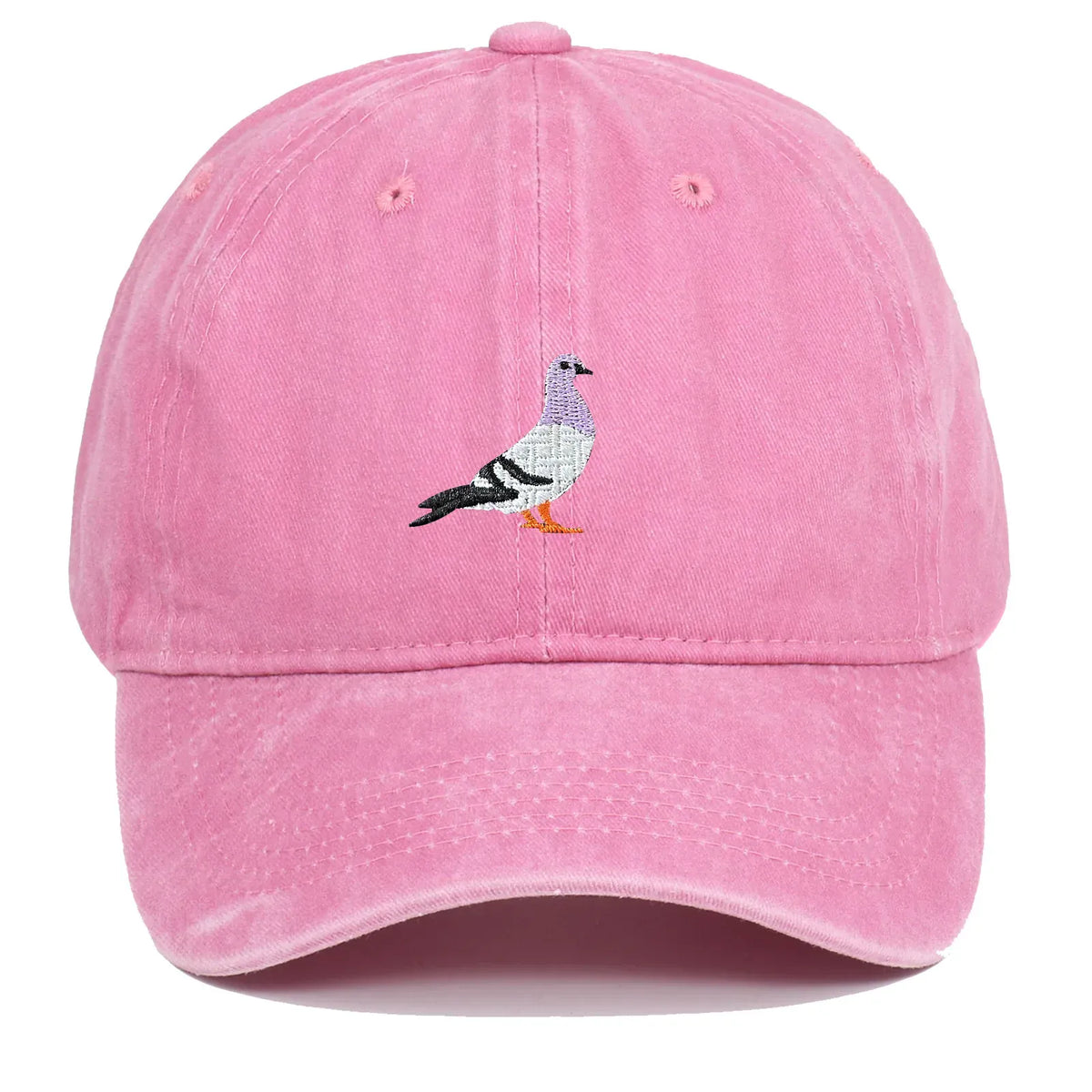 Casquette Vintage Brodée Oiseau