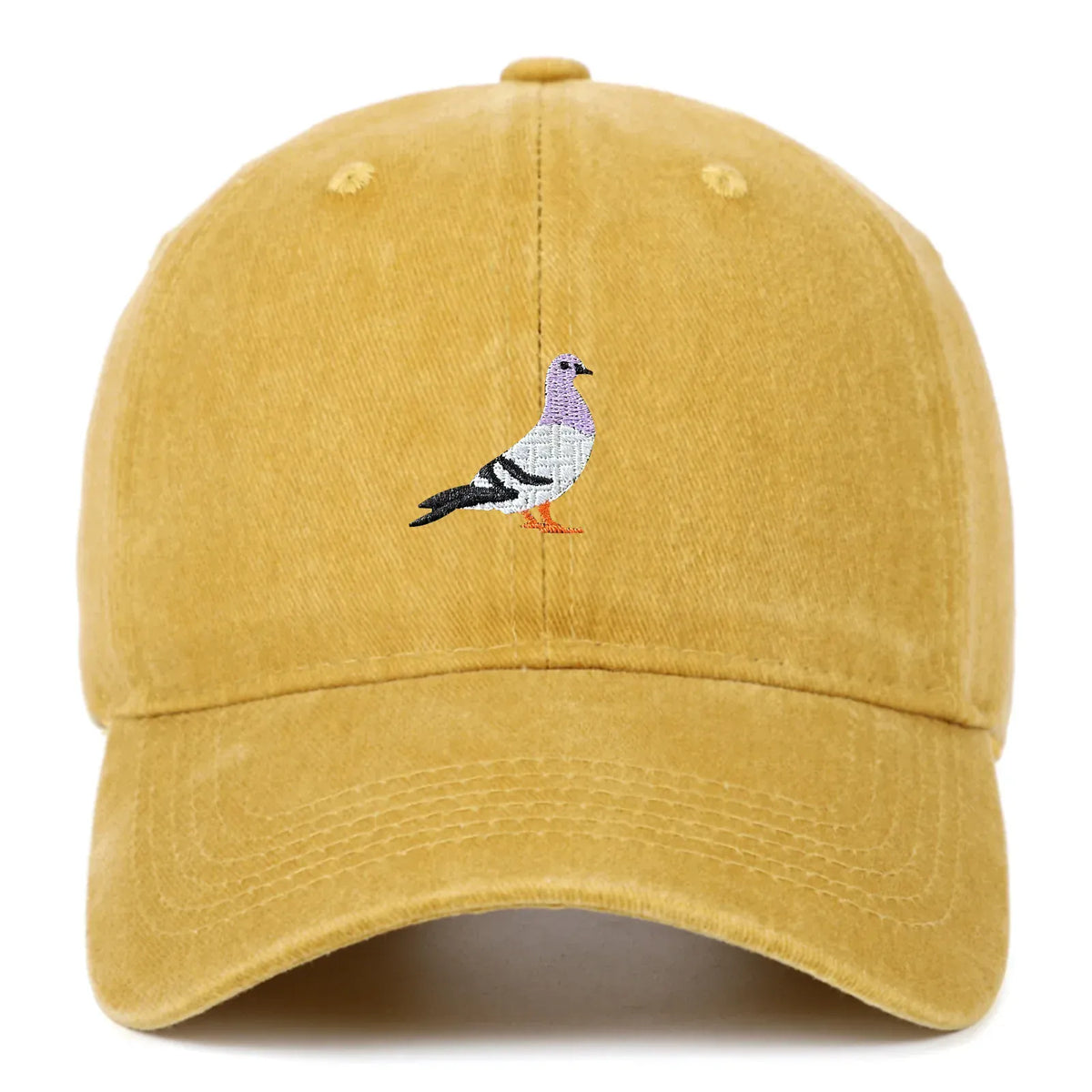 Casquette Vintage Brodée Oiseau