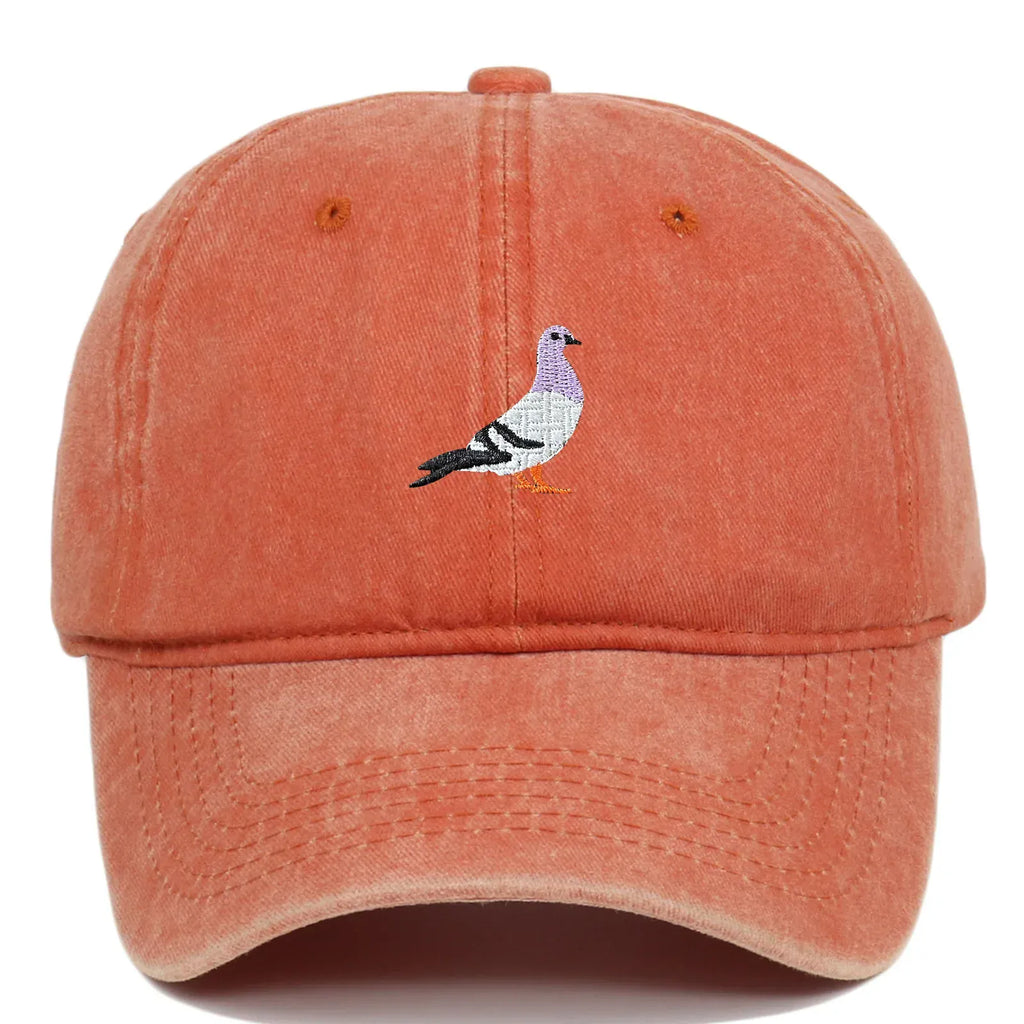 Casquette Vintage Brodée Oiseau