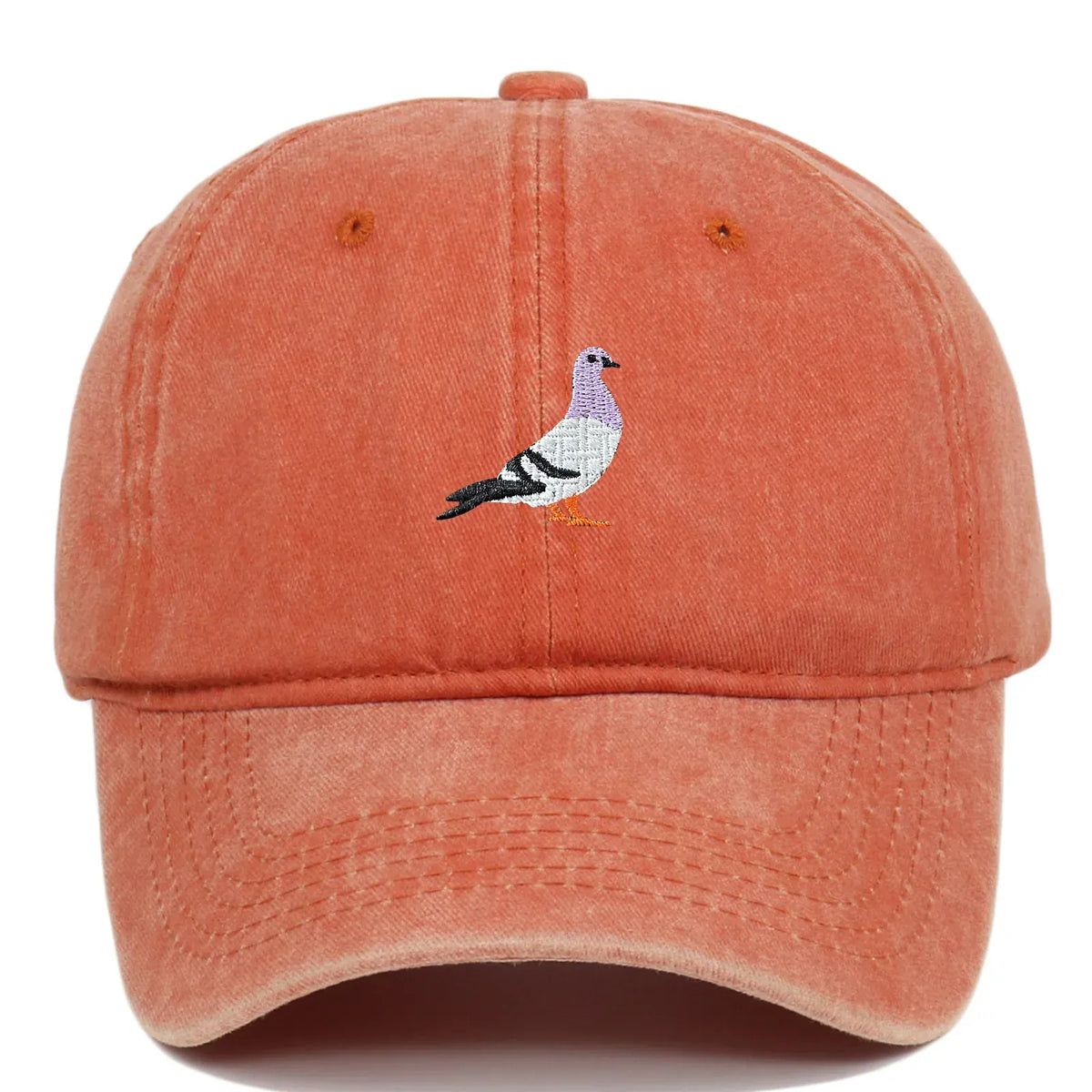 Casquette Vintage Brodée Oiseau