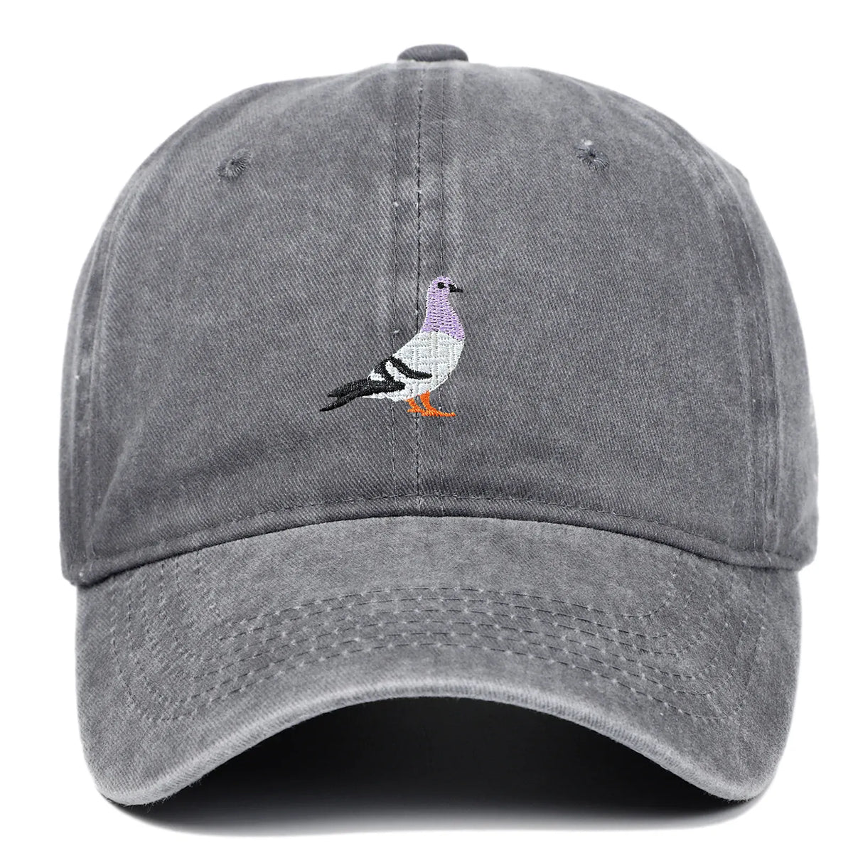 Casquette Vintage Brodée Oiseau