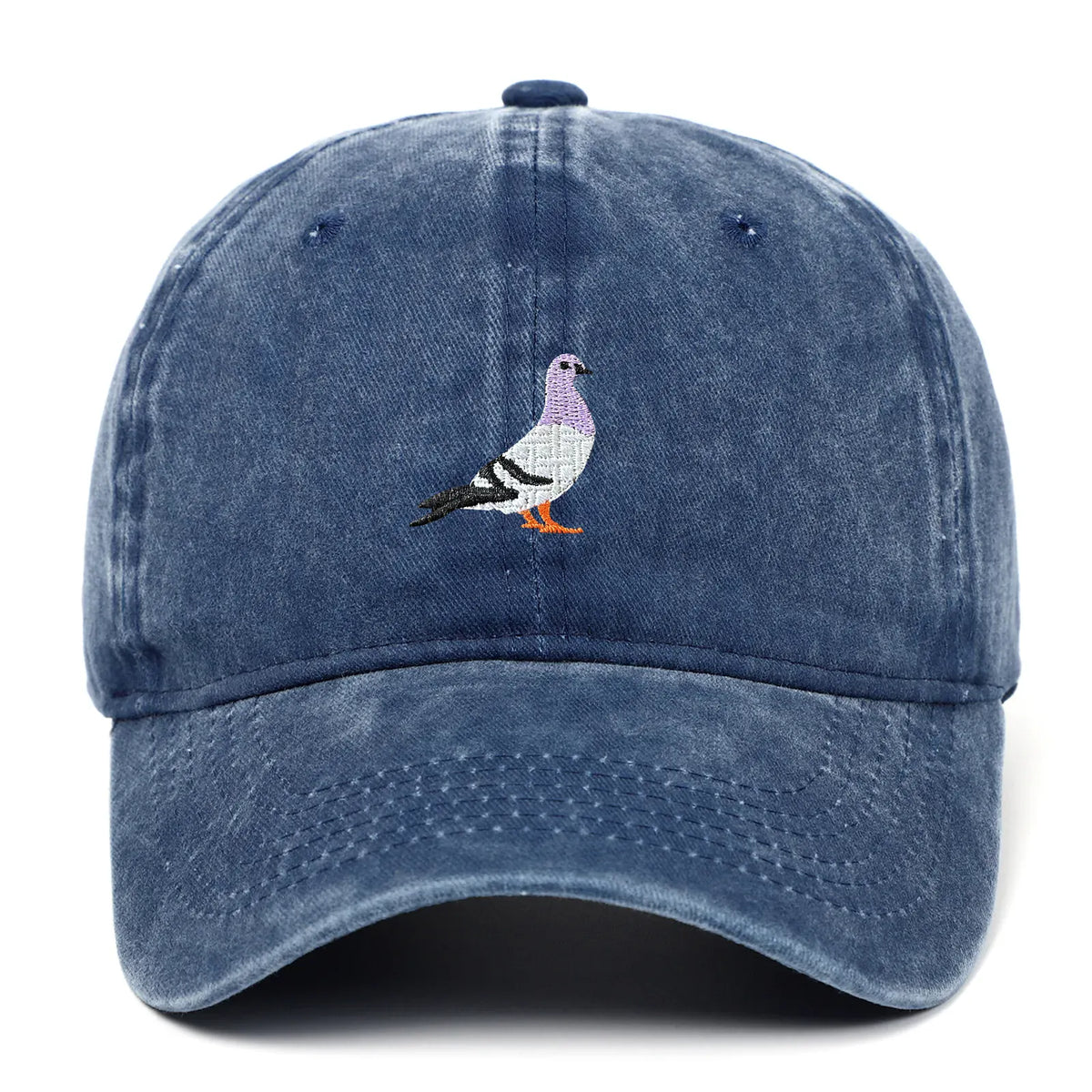Casquette Vintage Brodée Oiseau