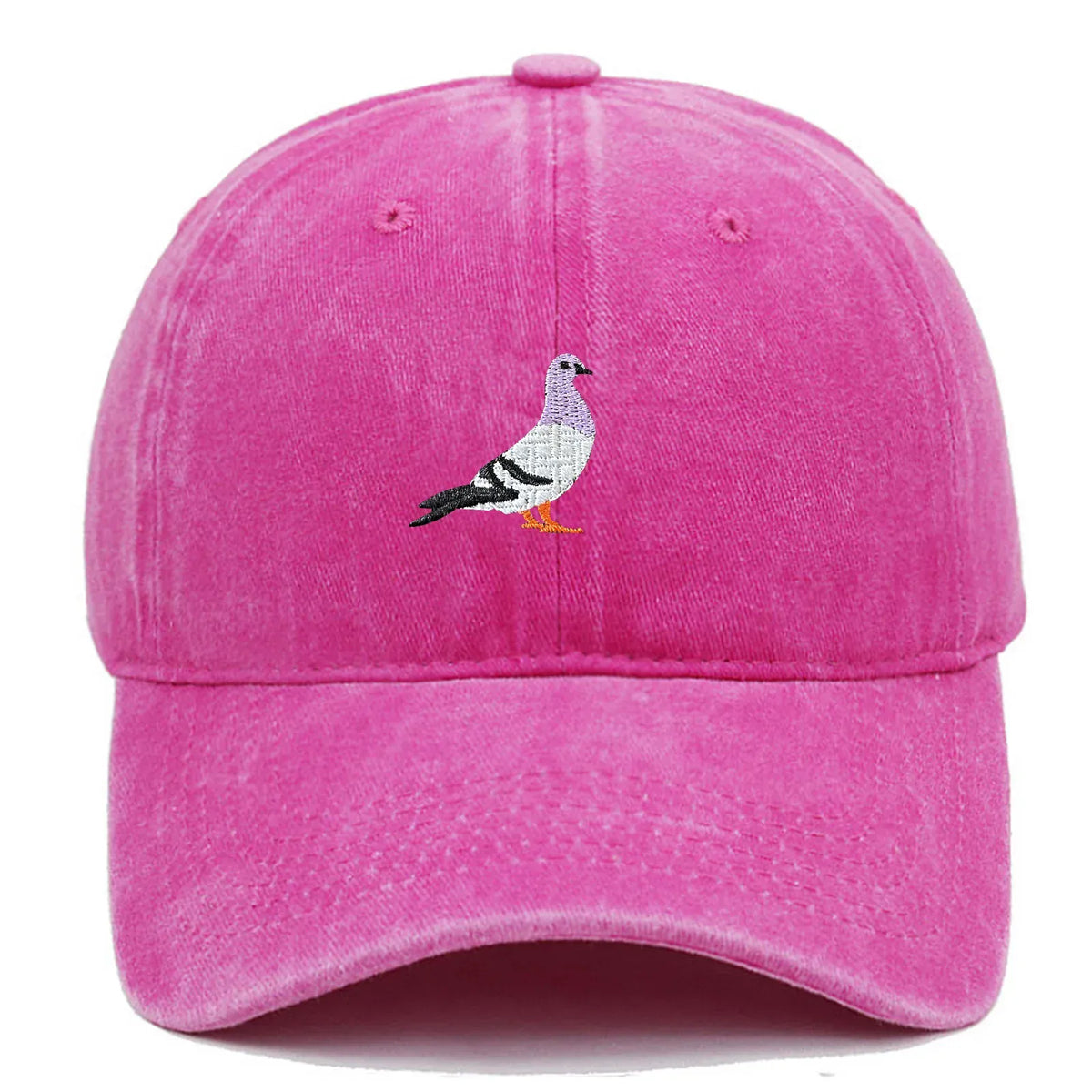 Casquette Vintage Brodée Oiseau