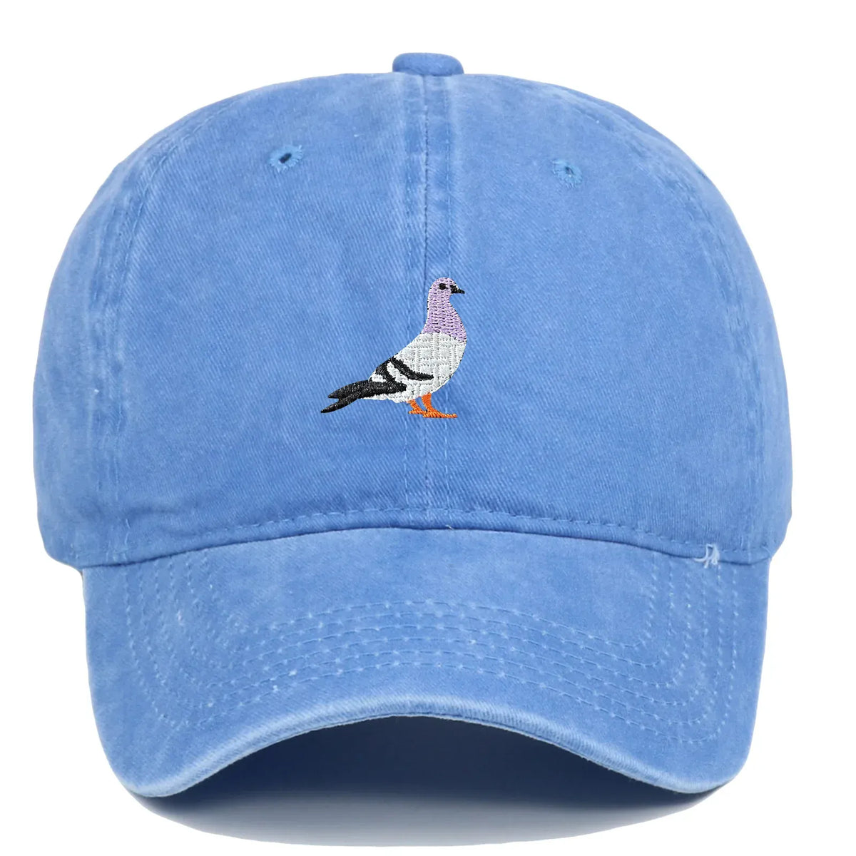 Casquette Vintage Brodée Oiseau