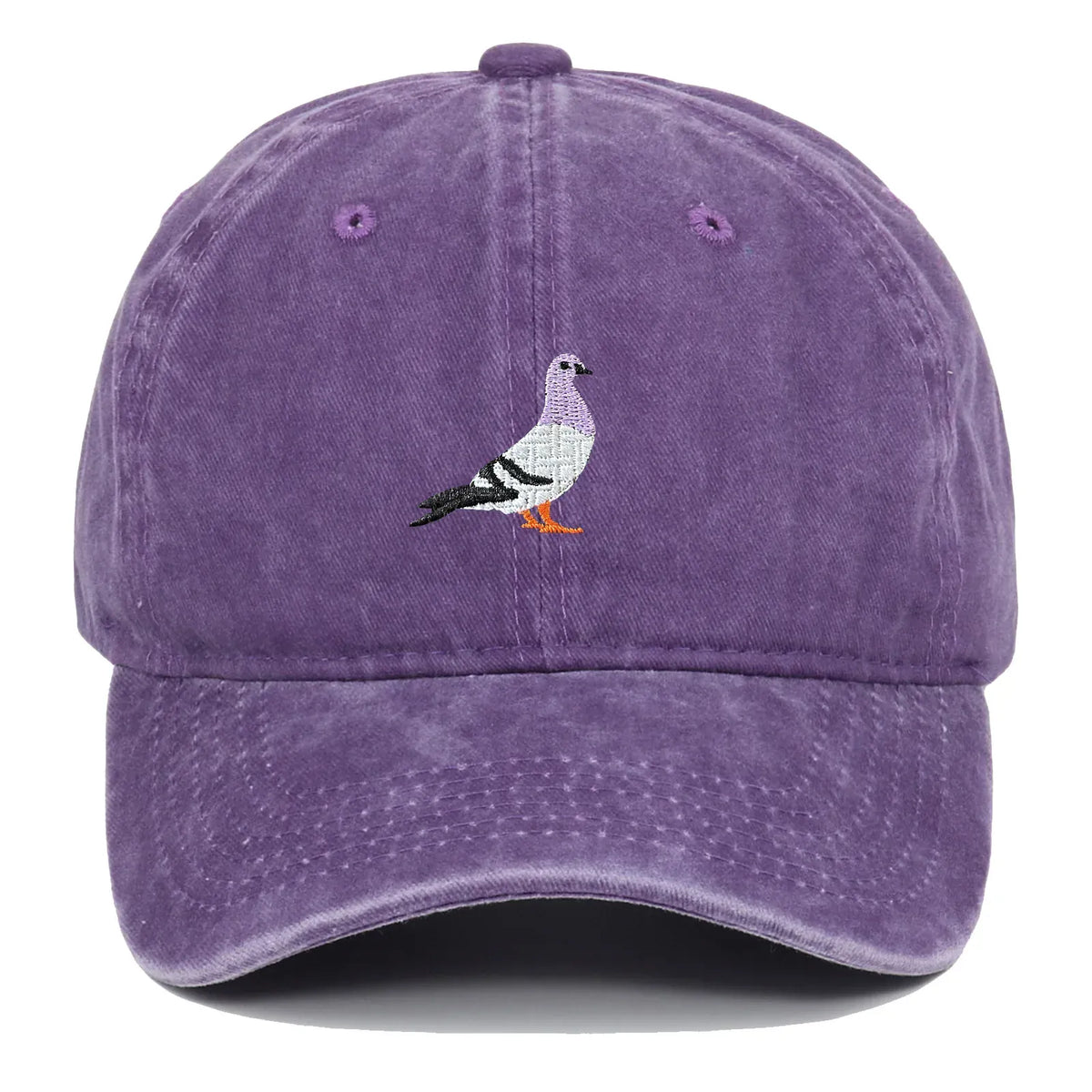 Casquette Vintage Brodée Oiseau