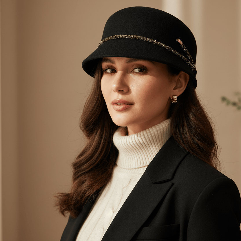 Chapeau Cloche Melon Femme