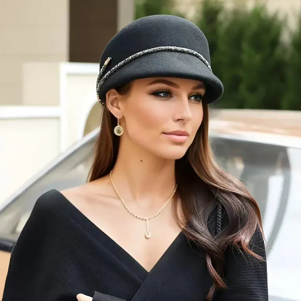 Chapeau Cloche Melon Femme