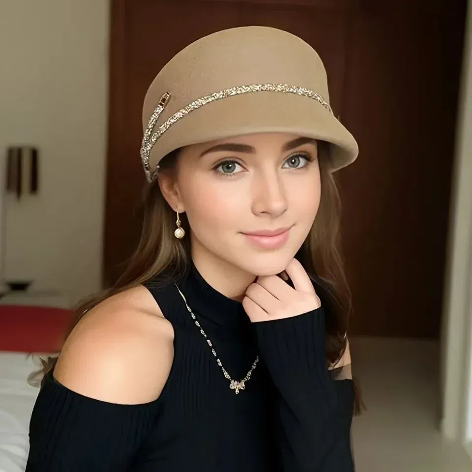 Chapeau Cloche Melon Femme