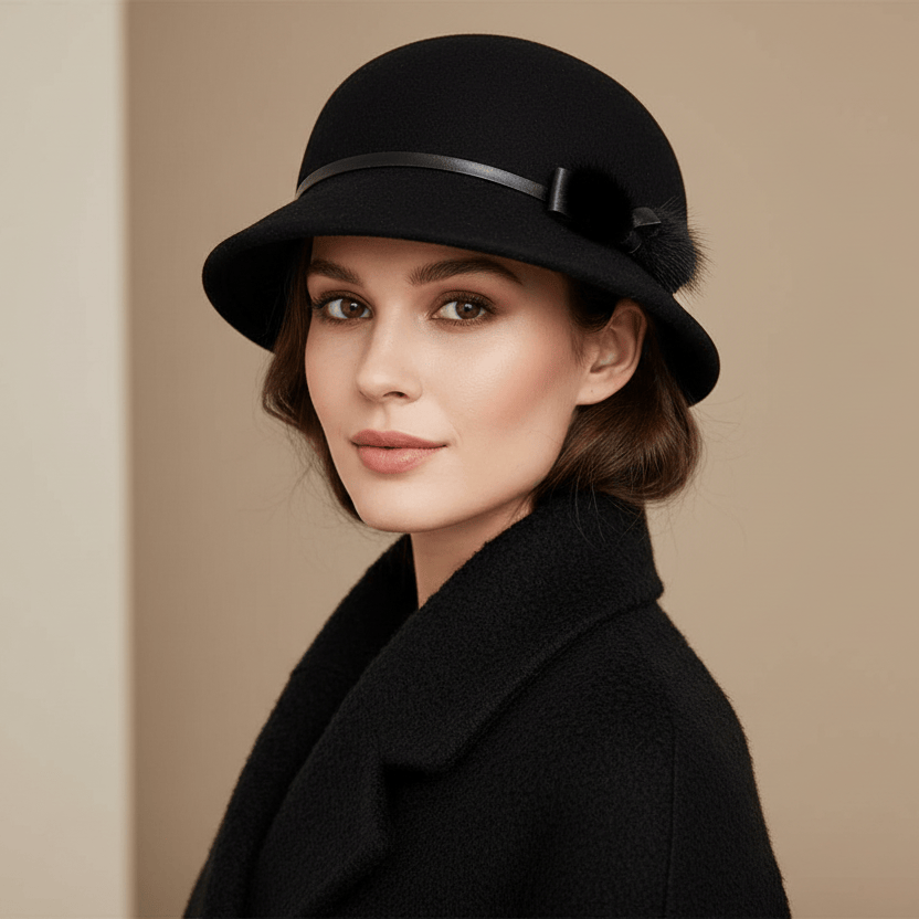 Chapeau Cloche Melon Femme Laine