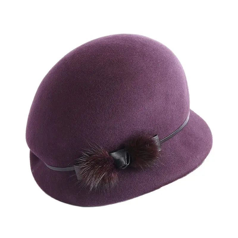 Chapeau Cloche Melon Femme Laine