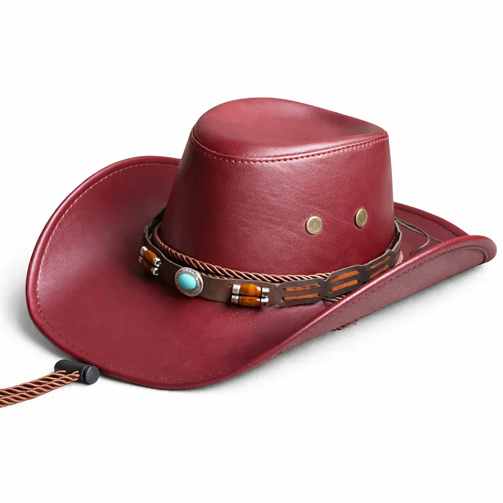 Chapeau Cowboy Cuir Western