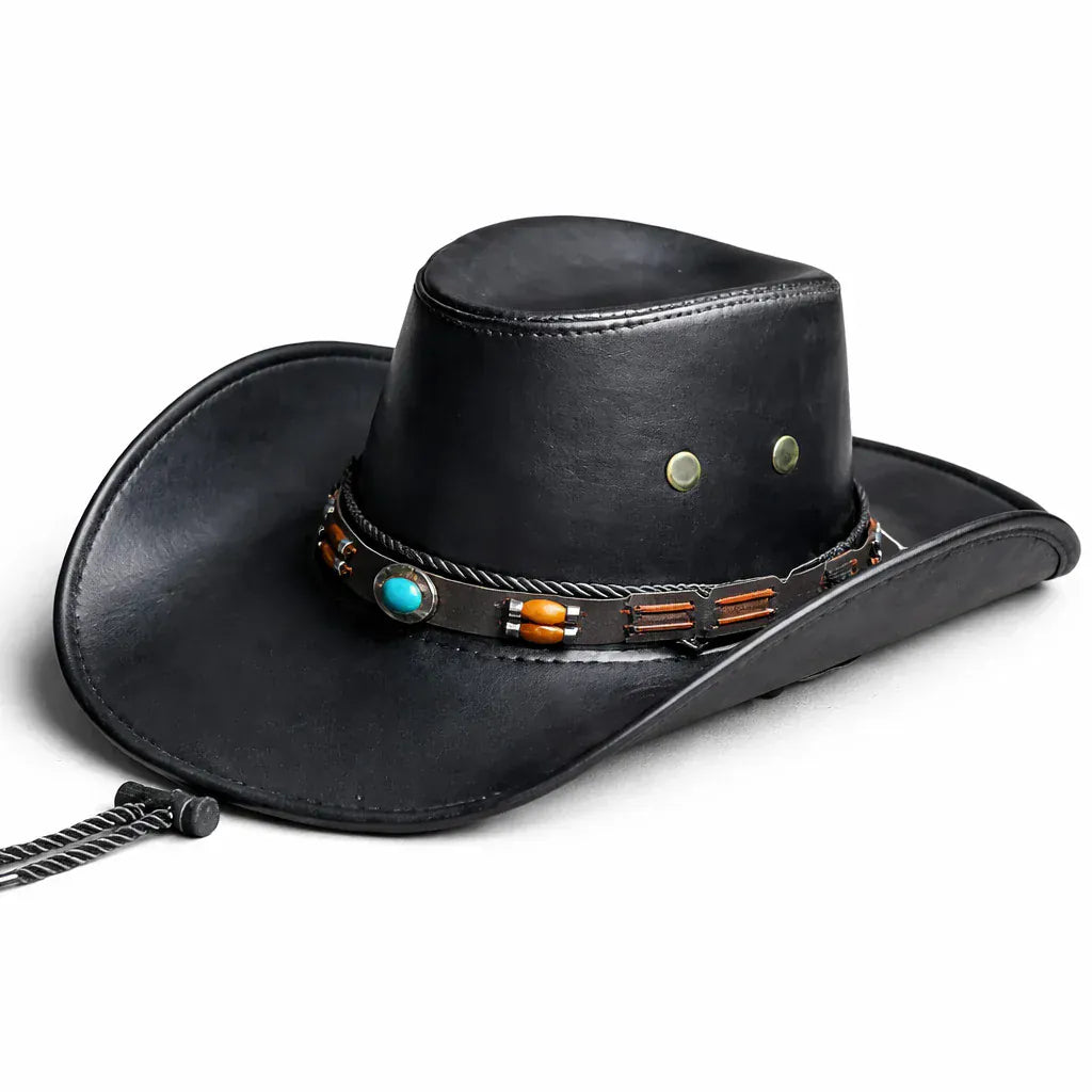 Chapeau Cowboy Cuir Western