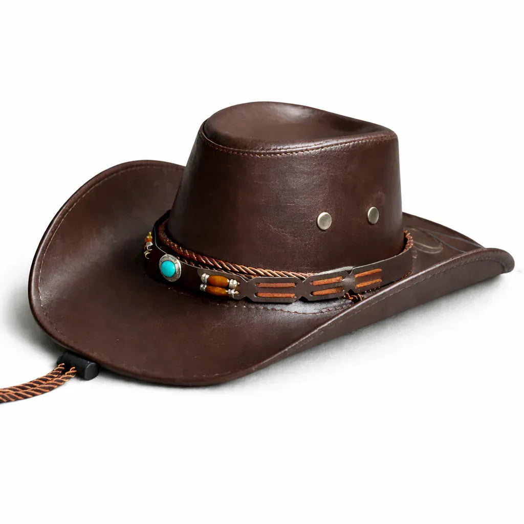 Chapeau Cowboy Cuir Western