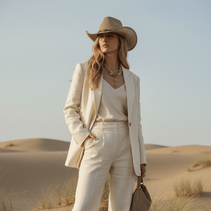 Chapeau Cowboy en Paille Estival