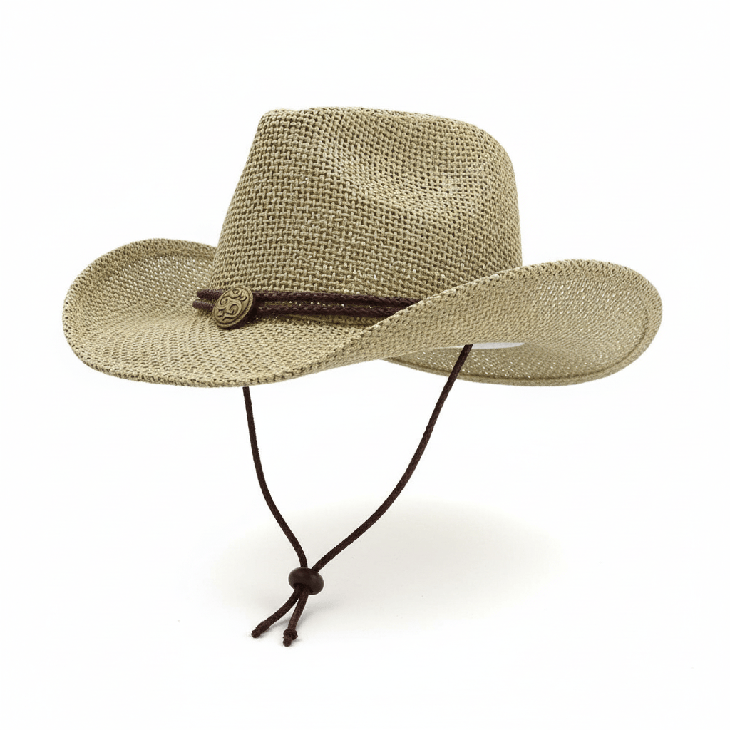 Chapeau Cowboy en Paille Estival