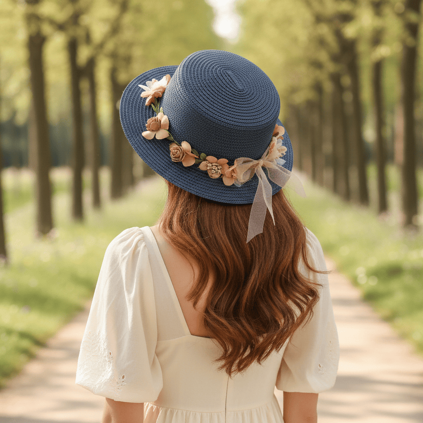 Chapeau de Paille à Fleur
