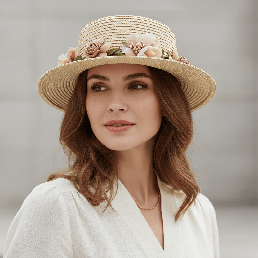 Chapeau de Paille à Fleur